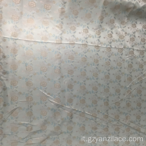 Tessuto jacquard personalizzato tessuto materasso floreale